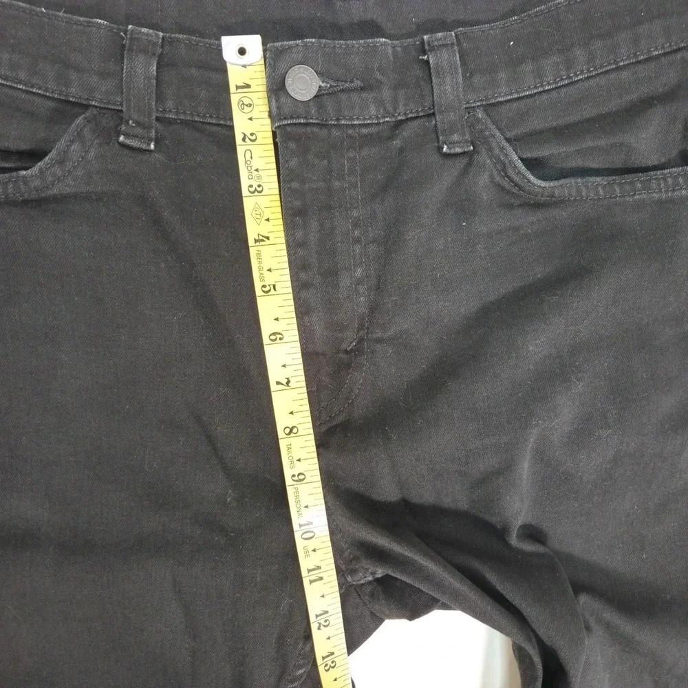Levi's 508 Jeans Men's 32x34 Regular Taper Fit Black Dark Wash Denim Black Tab